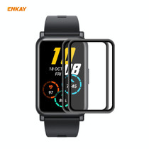 2 PCS For Huawei Honor Watch ES ENKAY Hat-Prince 3D Full Screen Soft PC Edge + PMMA HD Screen Protector Film
