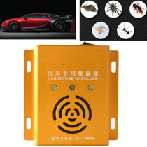 Car Mouse Repeller Ultrasonic Electronic Car Mouse Repeller Sound And Light Combined Mouse And Insect Repeller(Gold)