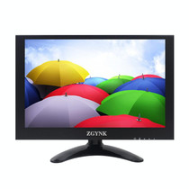 ZGYNK B1042 Portable High-Definition Metal Computer Monitor Display, Size:12 inch VGA AV HDMI BNC