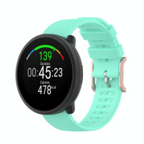 For POLAR Polar Dot Textured Silicone Watch Band, Size: Free Size(Teal)