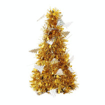 Mini Desktop Christmas Tree Hotel Shopping Mall Christmas Decoration, Size: With Small Tree(Gold)