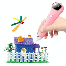 3D Printing Pen Low Temperature Painting Pen With 180m PCL(Pink)