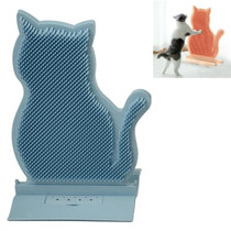 Fixed Door Seam Cat Rubbing Device Anti-itching & Hair Removal Massage Brush Pet Supplies(Blue)