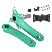 JIANKUN IXF Mountain Bike Hollow Crank Modified, Style:Left and Right Crank+Bottom Bracket(Green)