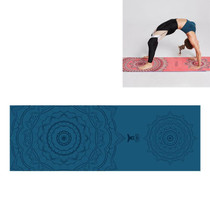 Portable Printed Non-slip Environmental Protection Yoga Mat Drape, Size: 185 x 63cm(Tibetan Green Lotus)