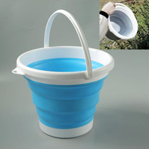 SFSS-01 Portable Silicone Folding Bucket, Capacity:3L(Blue)