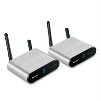 Measy AV230-2 2.4GHz Set-top Box Wireless Audio / Video Transmitter + 2 Receiver, Transmission Distance: 300m, EU Plug, with IR Extension Function