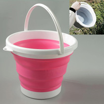 SFSS-01 Portable Silicone Folding Bucket, Capacity:5L(Red)