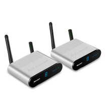 Measy AV230-2 2.4GHz Set-top Box Wireless Audio / Video Transmitter + 2 Receiver, Transmission Distance: 300m, US Plug, with IR Extension Function