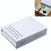 Stainless Steel Drawer Type Coffee Grounds Box Coffee Machine Supporting Equipment(White)