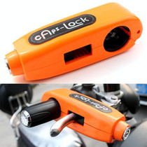 Motorcycle Electric Car Aluminum AlloyThrottle Anti-theft Brake Lock(Orange)