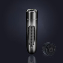 Mini USB Rechargeable Electric Razor Self-service Hair Clipper Shaver with Spare Cutter Head(Black)