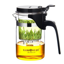 KAMJOVE Elegant Cup Bubble Teapot Office Flower Teapot Heat-resistant Glass Tea Set, Model:K-200 400ML