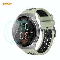 2 PCS For HUAWEI Watch GT 2E 46mm Dynamic Edition ENKAY Hat-Prince 0.2mm 9H 2.15D Curved Edge Tempered Glass Screen Protector  Watch Film