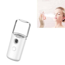 Facial Hydration Instrument Air Humidifier USB Beauty Cold Spray Instrument Auto Alcohol Disinfection Sprayer(White)