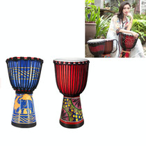 Engraved African Drum Children Kindergarten Percussion Instruments Sheepskin Tambourine, Random Delivery, Size:Standard 10 In