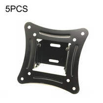 5 PCS TV Monitor Universal Stand Mini Simple Vertical Display Hanger Holder(Black)