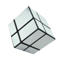 Mirror Second-order Entry-level Shaped Cube Speed Challenge Gift Intelligent Early Education Toy(Silver)