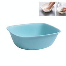 5 PCS Small Home Dormitory Cute Square Laundry Washing Vegetable Wash Basin28.28x28.28x10cm(Light Blue)