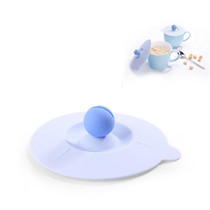 5 PCS Environmentally Friendly Food Grade Silicone Heat-resistant Lid, Size:S(Blue)