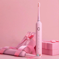 Adult Magnetic Levitation Sonic Level 7 Waterproof Electric Toothbrush(Pink)