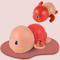 3 PCS Children Summer Bathroom Splashing Cartoon Turtle Toy(Red)