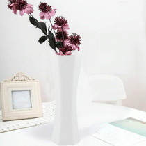 3 PCS Creative Home Flower Arrangement Plastic Vase Anti-fall Hydroponic Vase Decorative Ornament(White)