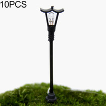 10 PCS Moss Micro Llandscape Decoration Succulent Ecological Bottle Bonsai Pot Model Lamp Ornament(Single Lamp Wave Head)