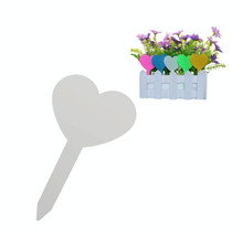 100 PCS Gardening Plant Pot Decoration Love Label Garden Seedling Potted Flower Plant Mark(White)