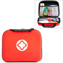 EVA Portable Car Home Outdoor Emergency Supplies Kit Survival Rescue Box(Red)