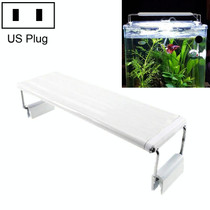 XY-20N/K Aquarium Glass Fish Tank LED Aquatic Bracket Lamp, US Plug(White)