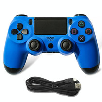 For PS4 Wired Game Controller Gamepad(Blue)