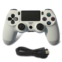 For PS4 Wired Game Controller Gamepad(White)