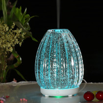 100ml Creative Vase Shape Aromatherapy Machine 3D Glass Humidifier Automatic Alcohol Sprayer with Colorful LED Lamp