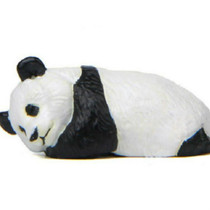 Panda Life Multi-shaped Micro-landscape Baked Landscape Doll Ornaments(Prone Panda)