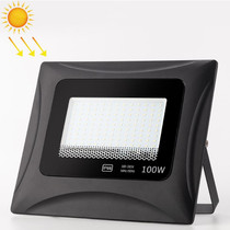 6500K Solar Lamp Outdoor Waterproof LED Floodlight, 100W