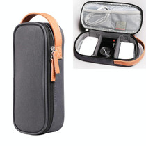 Multi-function Headphone Charger Data Cable Storage Bag, Ultra Fiber Portable Power Pack, Size: M, 16.5x6x23.5cmGray