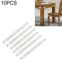 10 PCS Stainless Steel Connection Code Straight Connecting Piece, Number: 10
