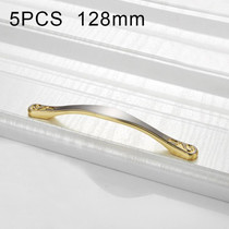 5 PCS 4041-128 Double Gold Zinc Alloy Cabinet Handle Pitch: 128mm