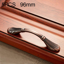 5 PCS 6029-96 Solid Wood Furniture Cabinet Handle Red Bronze Handles