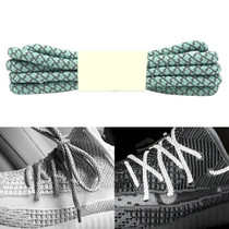 Reflective Shoe laces Round Sneakers ShoeLaces Kids Adult Outdoor Sports Shoelaces, Length:120cm(Light Green)