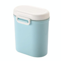 Baby Portable Milk Powder Box Food Container Storage Feeding Box Children Food PP Box, Size:Large12.5  9.5  15cm(Blue)