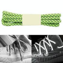 Reflective Shoe laces Round Sneakers ShoeLaces Kids Adult Outdoor Sports Shoelaces, Length:100cm(Fluorescence Green)