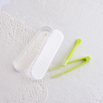 5 PCS Portable Contact Lens Special Tweezer and Stick Set Travel Kit(Green)