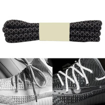 Reflective Shoe laces Round Sneakers ShoeLaces Kids Adult Outdoor Sports Shoelaces, Length:100cm(Coffee)