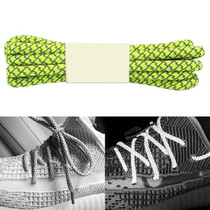 Reflective Shoe laces Round Sneakers ShoeLaces Kids Adult Outdoor Sports Shoelaces, Length:120cm(Fluorescence Yellow)