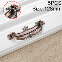 5 PCS 6052-96 European Style Cabinet Door Drawer Handle(Red)