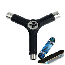 3 PCS Skateboard Repair Tool Y Shape Spanner Bearing Tool(Black)