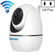 ESCAM PVR008 HD 1080P WiFi IP Camera, Support Motion Detection / Night Vision, IR Distance: 10m, US Plug(White)