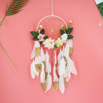 Creative Lace Hand-woven Crafts Flowers Wind Chimes Dream Catcher Home Car wall Hanging Decoration